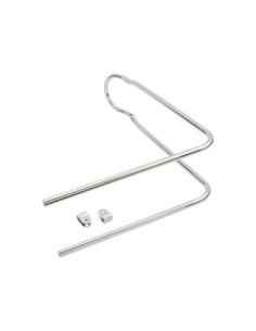 Schwinn style 20 Sissy Bar 90/Degrees Bent W/Clamps Chrome.